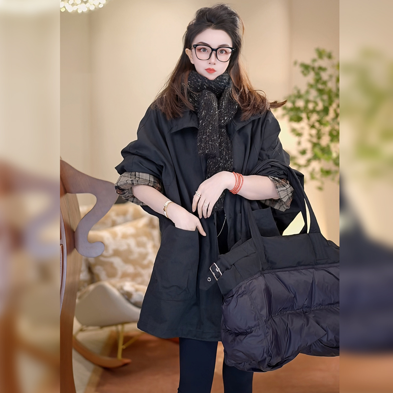 Linda姐高端线【冬日女王】秋冬爆款通勤高档棉服外套AW4WMF0169