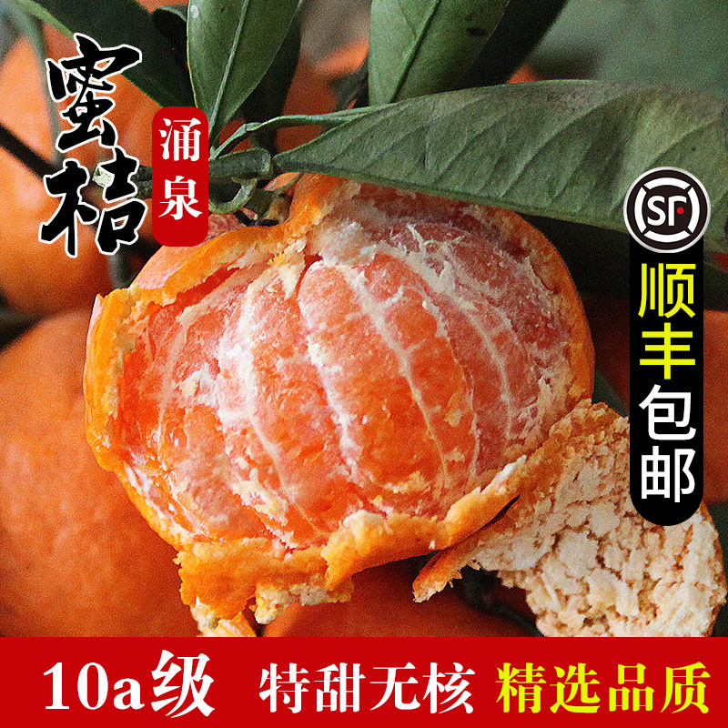 10A级精选正宗临海涌泉蜜桔新鲜浙江橘子5斤10斤水果送礼纯甜年货