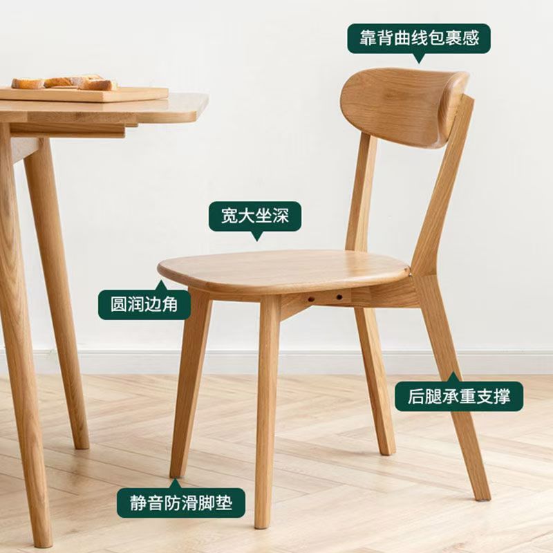 【纯实木路易斯椅】家用餐椅靠背餐桌椅商用复古餐厅专用凳子意式