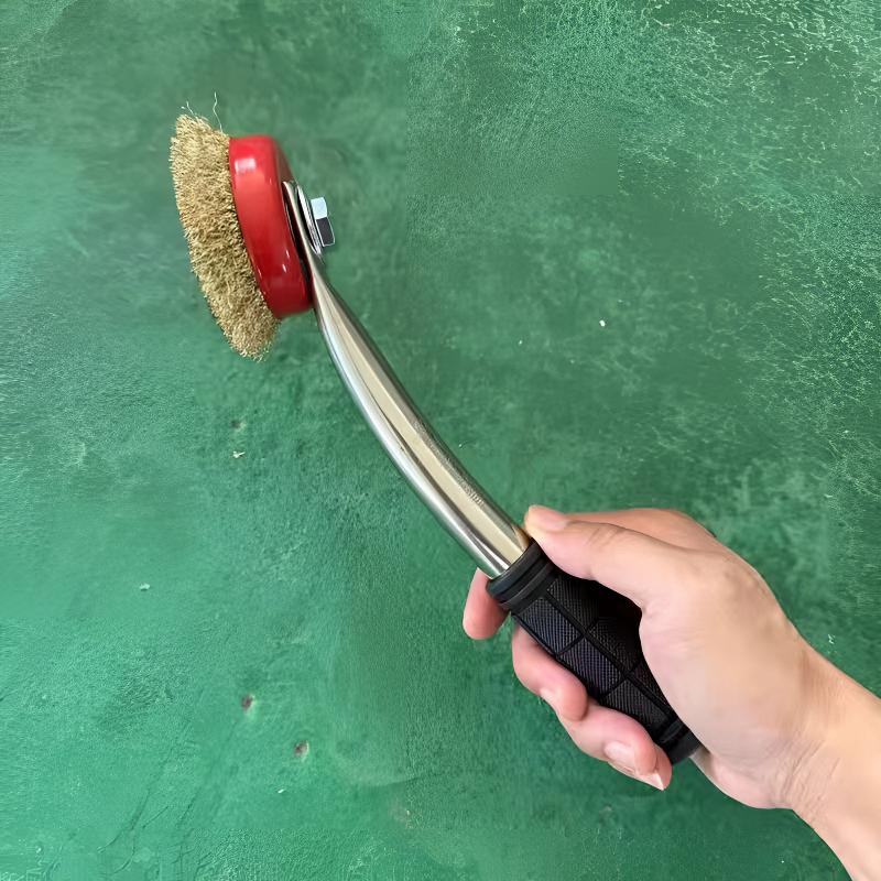 烧烤网清洁钢丝刷除锈刷清洁除锈油渍污渍刚刷烧烤专用家用烤炉