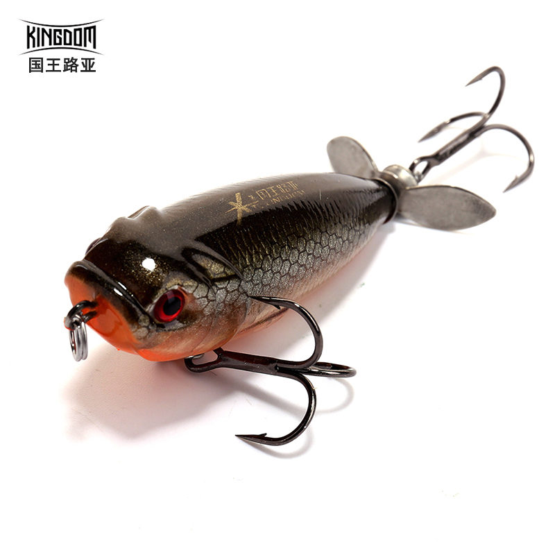 国王路亚水面系拖拉机螺旋桨铅笔路亚饵远投翘嘴鲈鱼黑鱼假饵5283