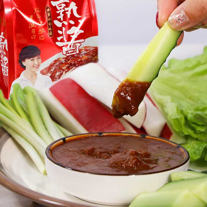 佐香园熟酱360g*5袋东北大酱黄豆酱家用正宗农家大酱豆瓣酱蘸菜酱