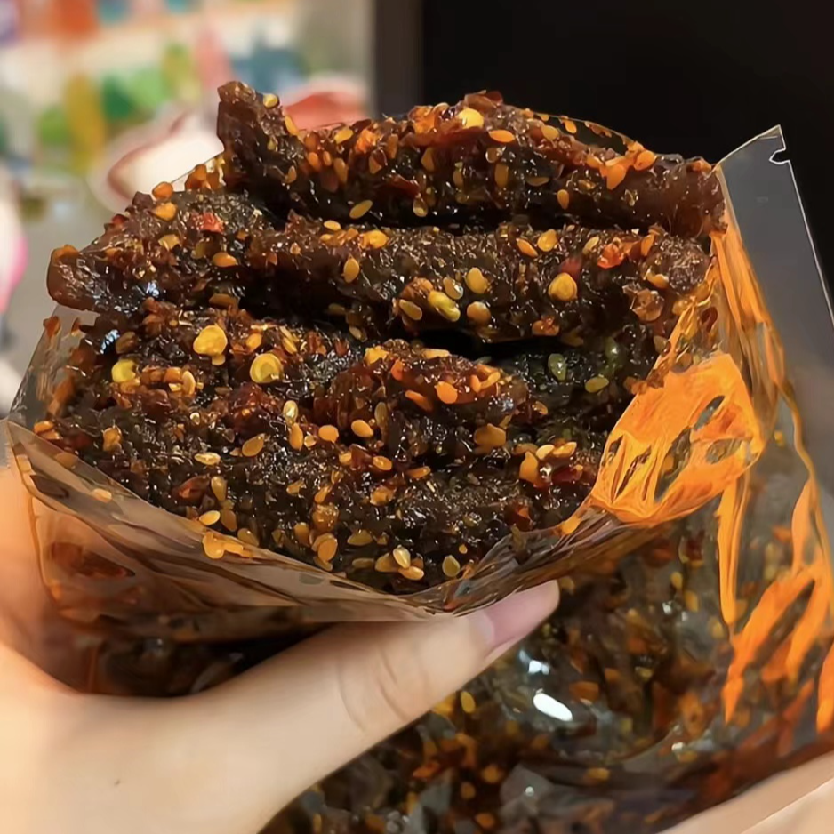 川味香辣!藤椒牛肉条麻辣鲜香五香冷吃即食有嚼劲解馋牛肉干