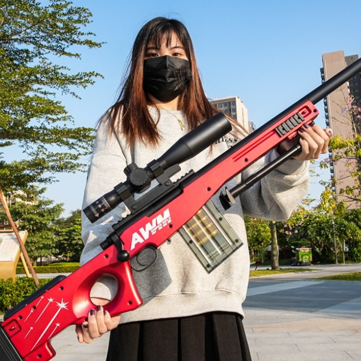 大号AWM狙击玩具枪98K软弹枪6-12岁男孩高档玩具枪8-16岁生日礼物