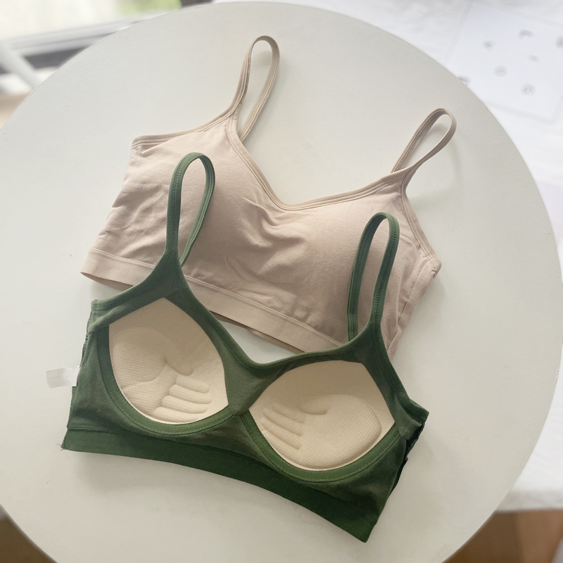 美背吊带网红爆款内衣一体式小吊带女小背心夏季薄款胸罩聚拢性