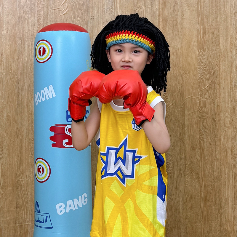 【第二代升级款】T加厚坚实耐用儿童散打护具泰拳拳击手套跆拳道