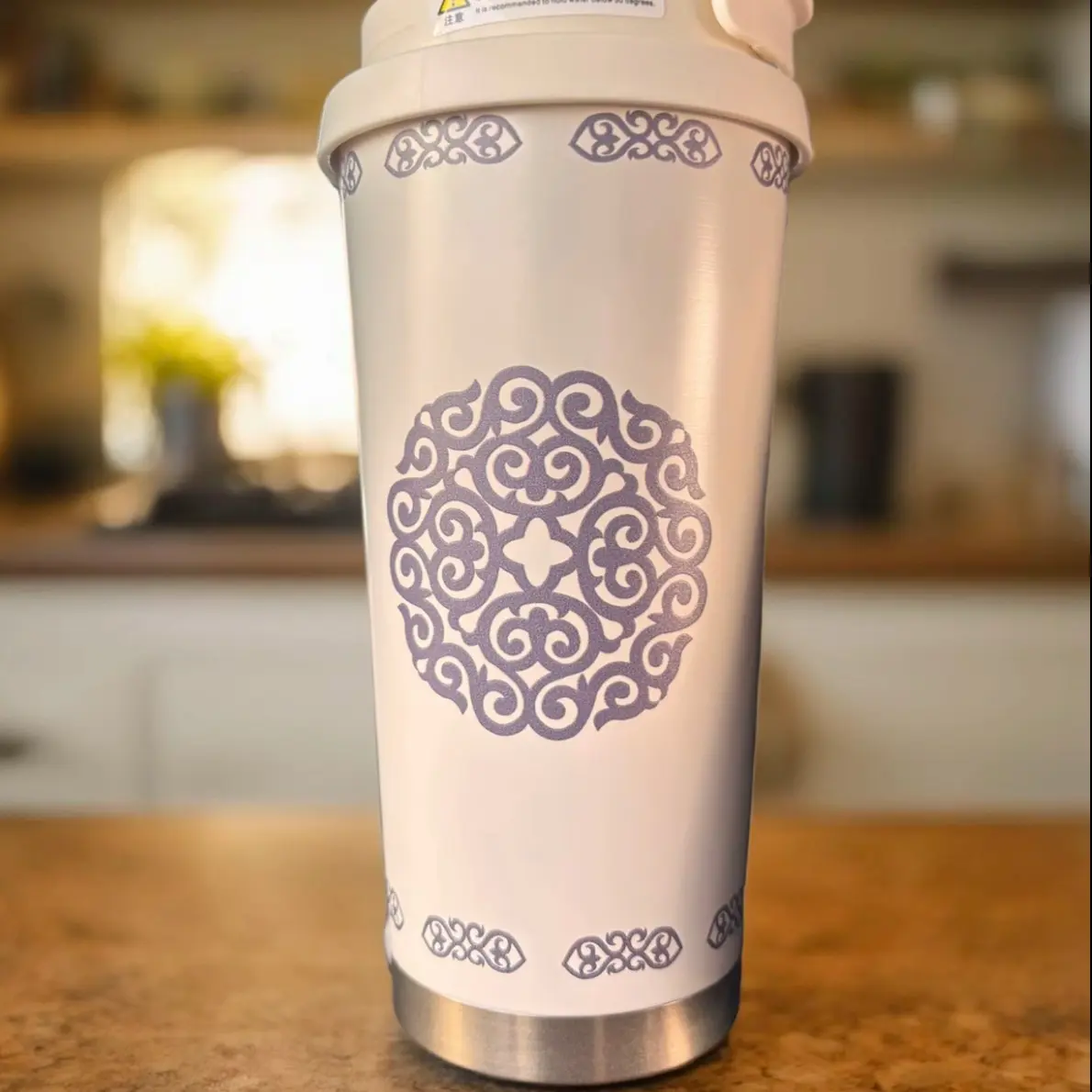 新款高颜值民族风316不锈钢便携学生保温杯家用水杯