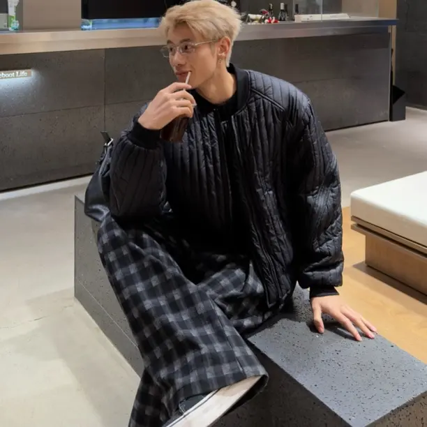 2025小众设计感日系复古冬季棉衣外套ins简约高级感棉服痞帅