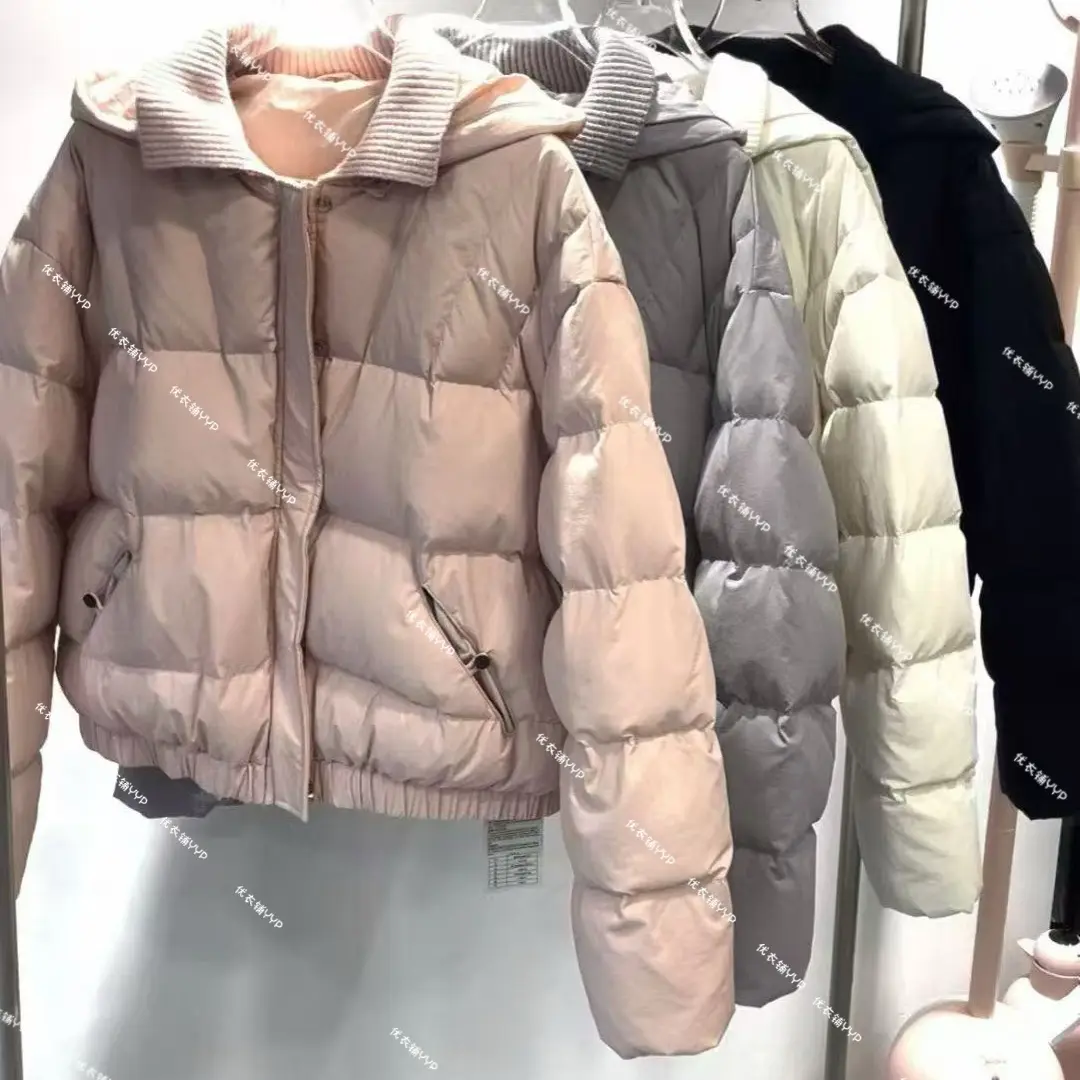 减龄短款韩版简约立领纯色外套