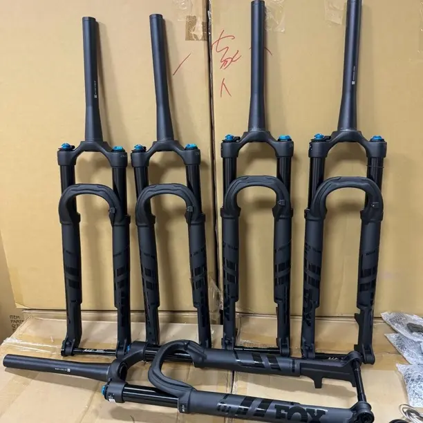 FOX 32 SC山地车避震超轻黑管前叉 29寸锥管线控行程100mm