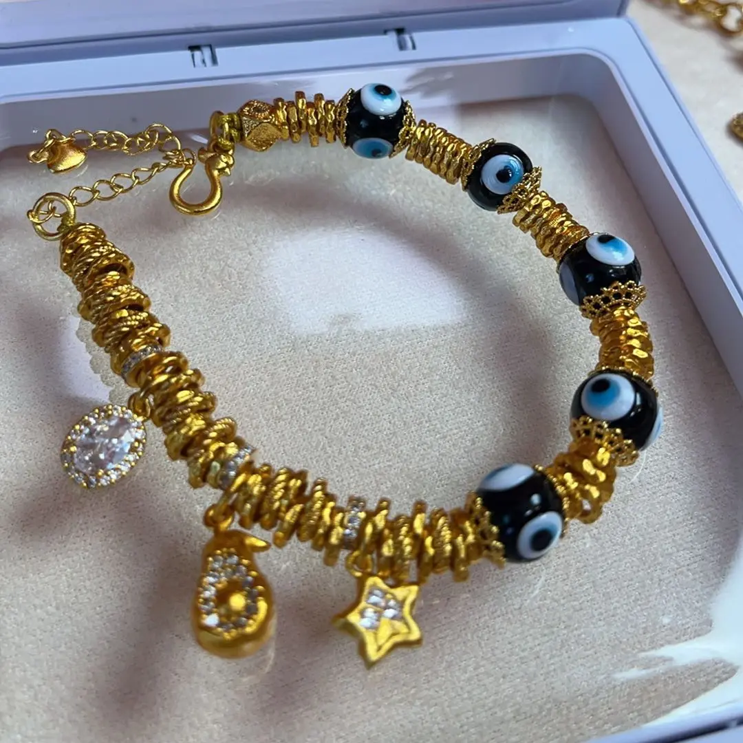 铜合金水晶手链 爆款时尚手链 气质高档款