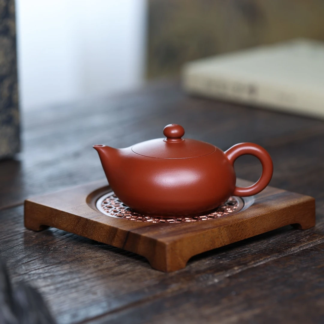 宜兴原矿纯手工紫砂壶优质朱泥大红袍凤雏壶小容量泡茶小品壶送礼