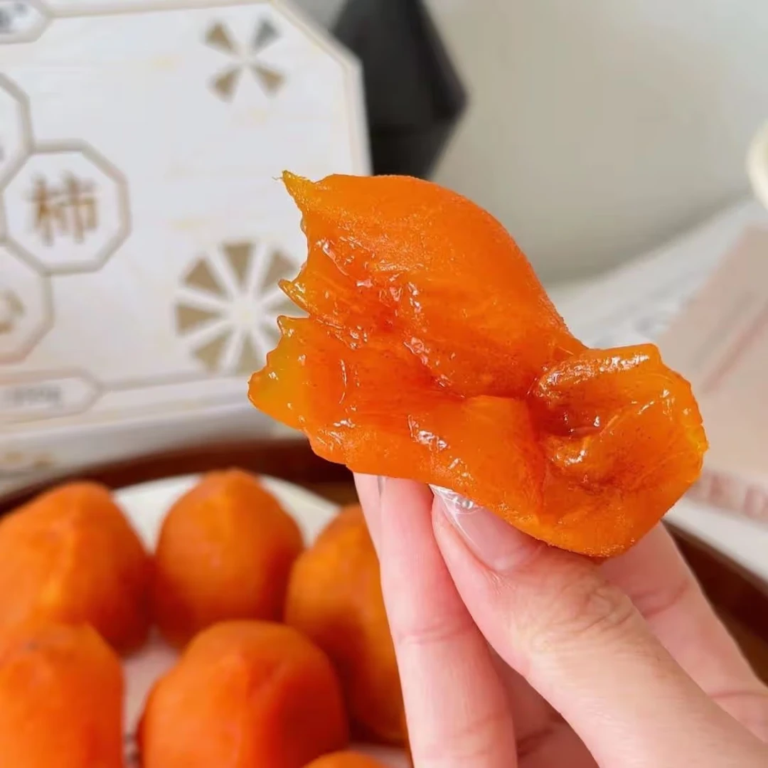 陕西富平流心爆浆糖心冰柿饼冰淇淋柿子顺丰发货