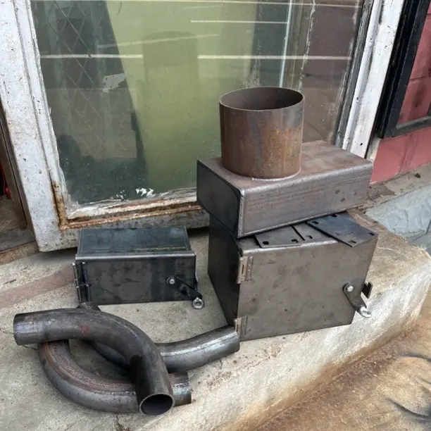 车轮毂柴火灶可移动适用于农村户外的实用柴火炉配件