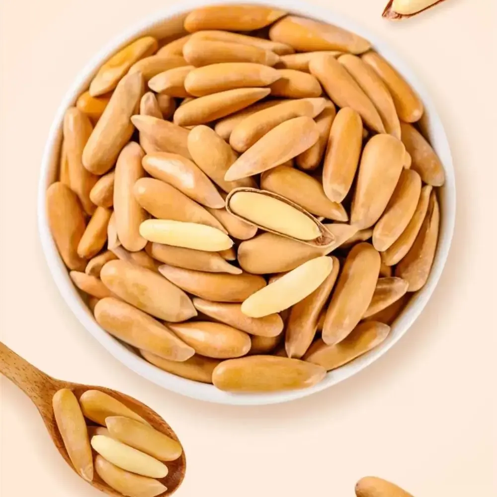 新货大颗粒手剥松子美味营养坚果零食