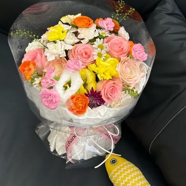 莫奈花园创意鲜花混搭花束同城速递送女友闺蜜生日礼物