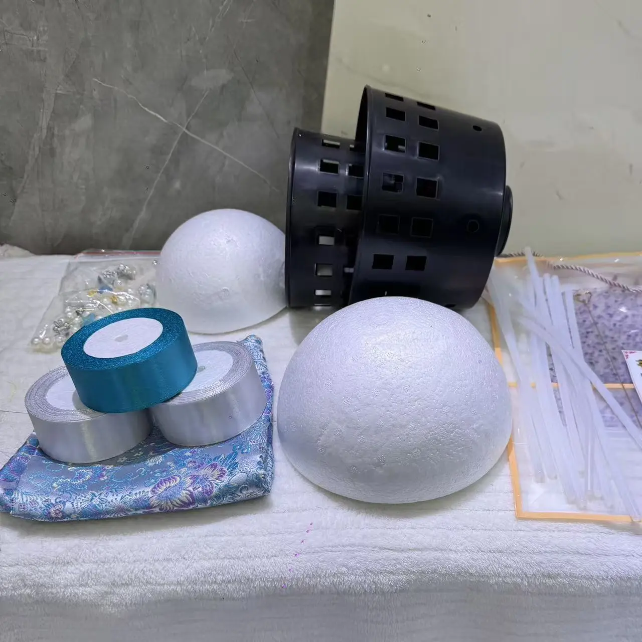 藏式手工花束灰色系列材料包