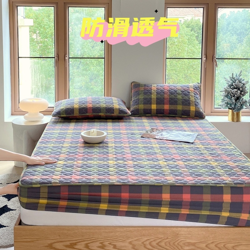 四季款棉单床笠单件加厚床垫保护套床单床上用床罩大豆床笠磊科M