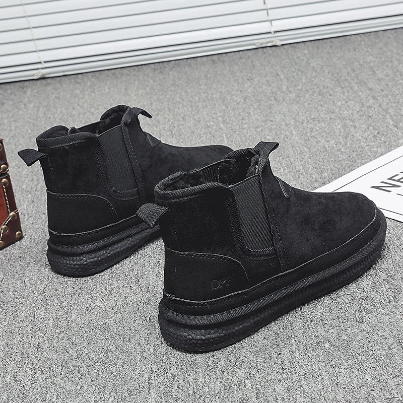 东北雪地靴高帮男老北京冬季保暖鞋加绒加厚防寒靴户外防水棉鞋