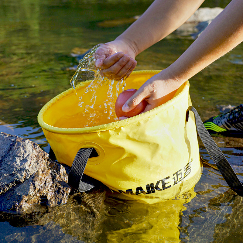 户外便携折叠水桶大容量露营车载储水桶旅行必备加厚PVC野餐