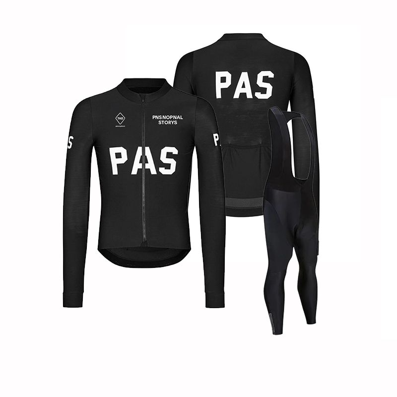 PAS2双箭头秋季套装速干透气公路自行车骑行服男女同款男款