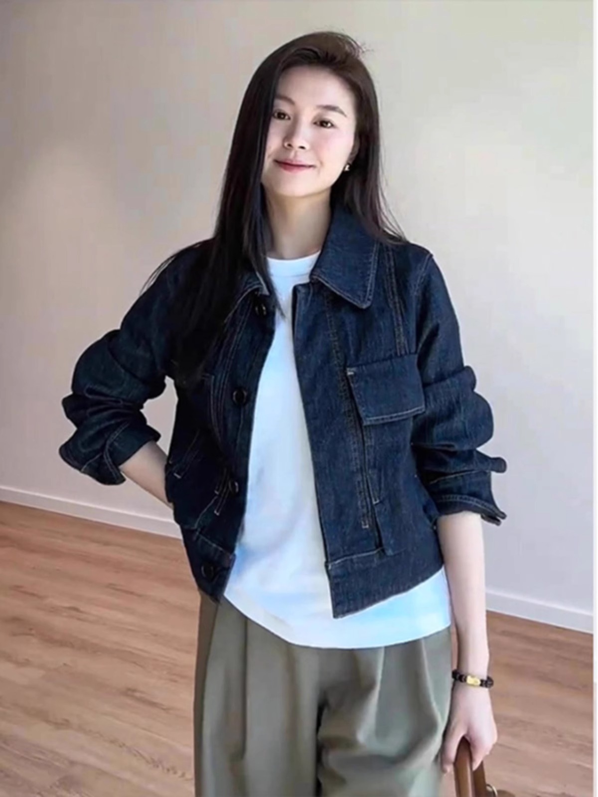法式复古牛仔外套女装2025年新款秋装超好看休闲百搭短款夹克