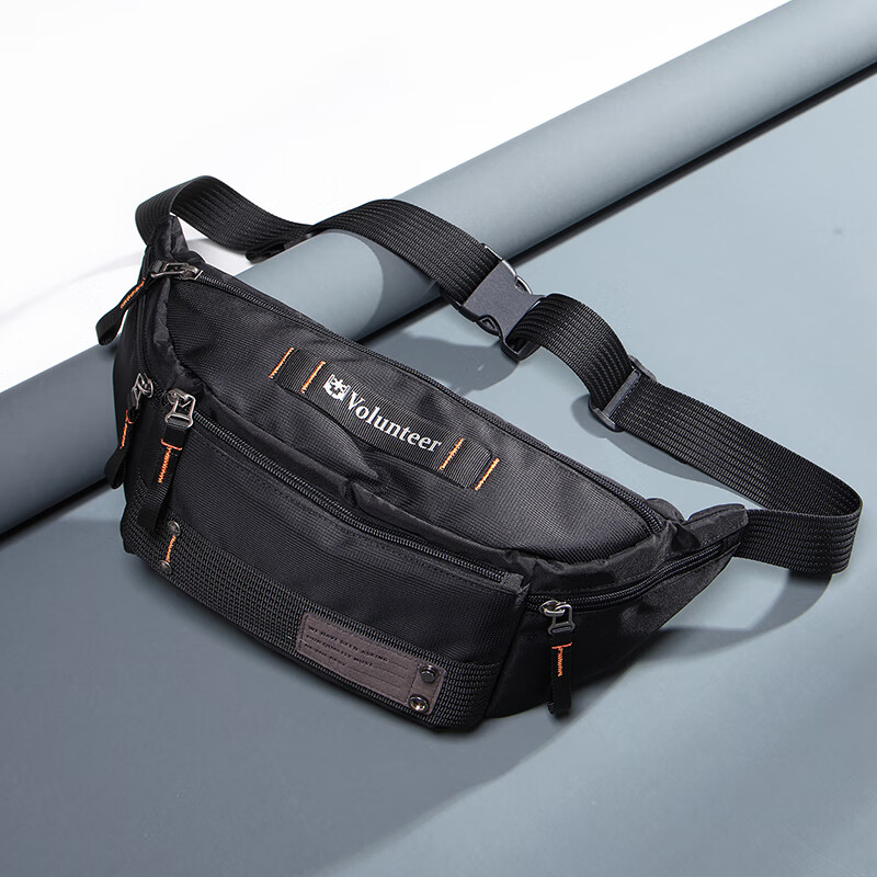 潮流斜挎包男2024新款多隔层胸包时尚男士腰包手机包牛津布单肩包