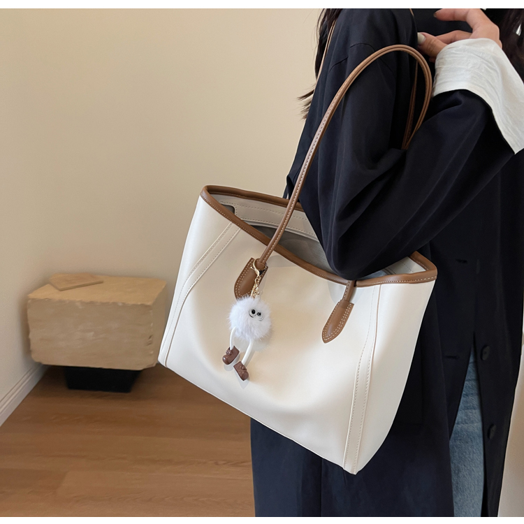 美拉德包包女大容量2025新款复古单肩包百搭简约高级感通勤托特包