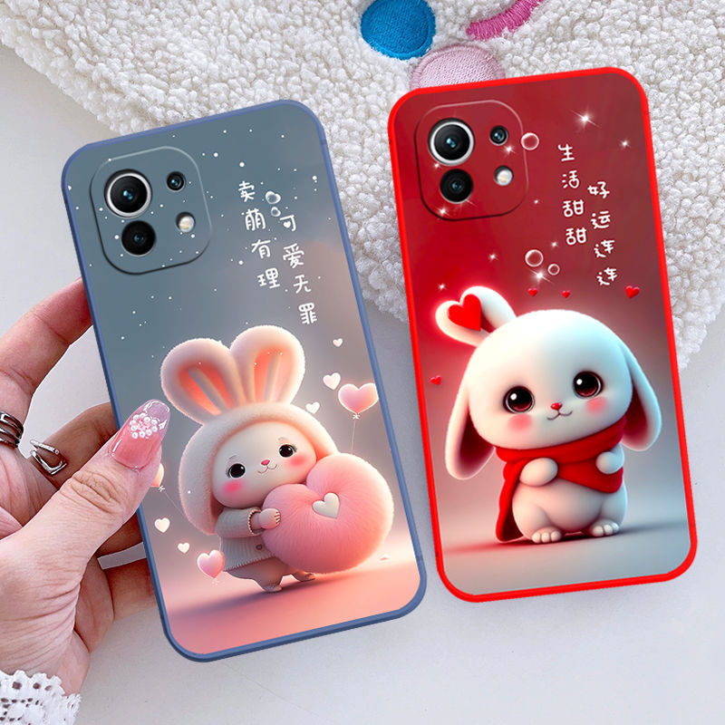 适用于小米11手机壳M2011K2C保护套磨砂硅胶防摔软壳网红女款