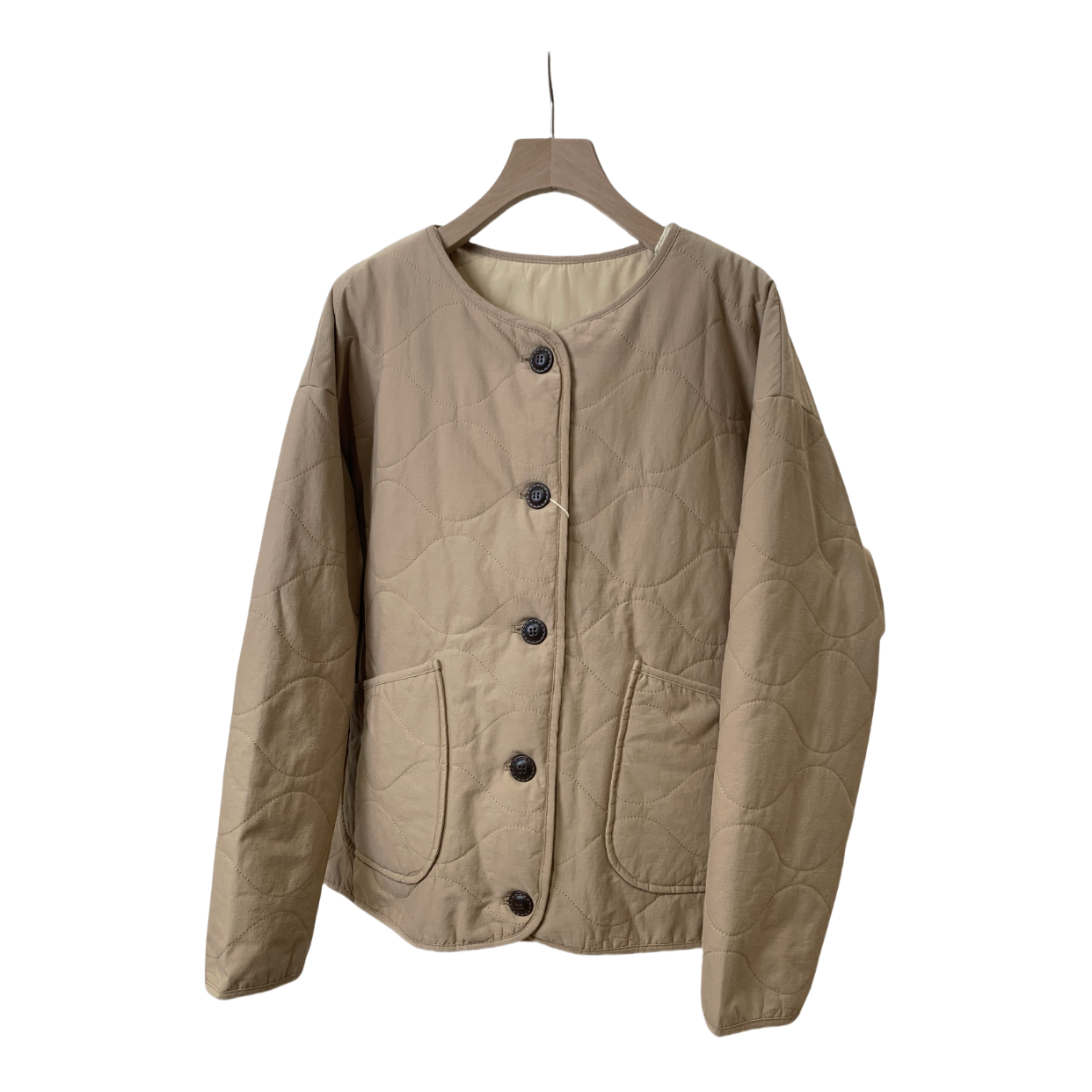 3M新雪丽棉服圆领简约舒适感休闲保暖防寒服宽松复古菱形冬季新款