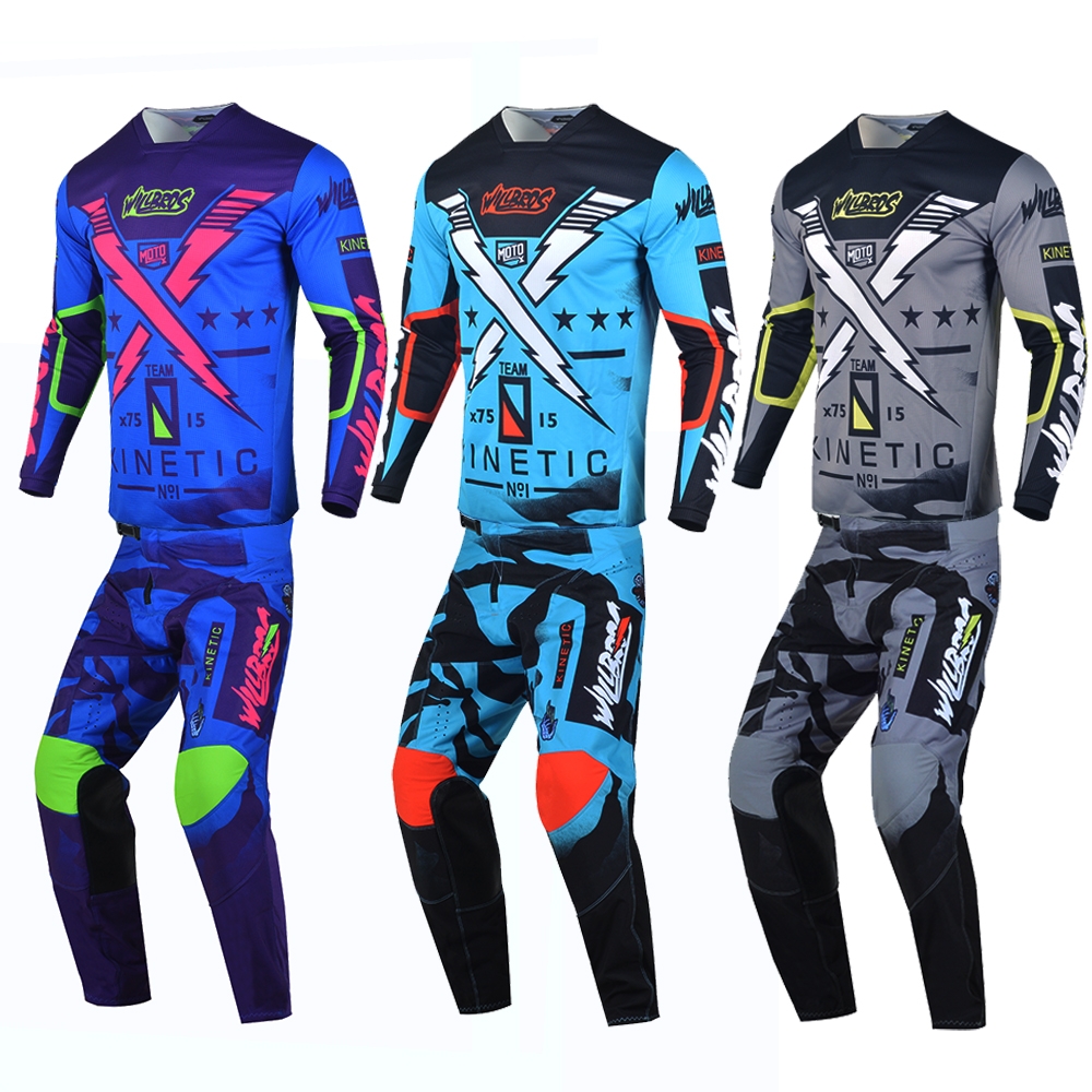 WILLBROS越野摩托车山地骑行MX DH ATV速降越野服骑行服装男装