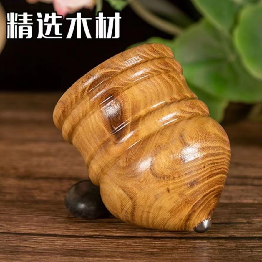 木陀螺冰尜儿童冰嘎带鞭子成人健身木质打抽冰猴老式玩具实木鞭绳