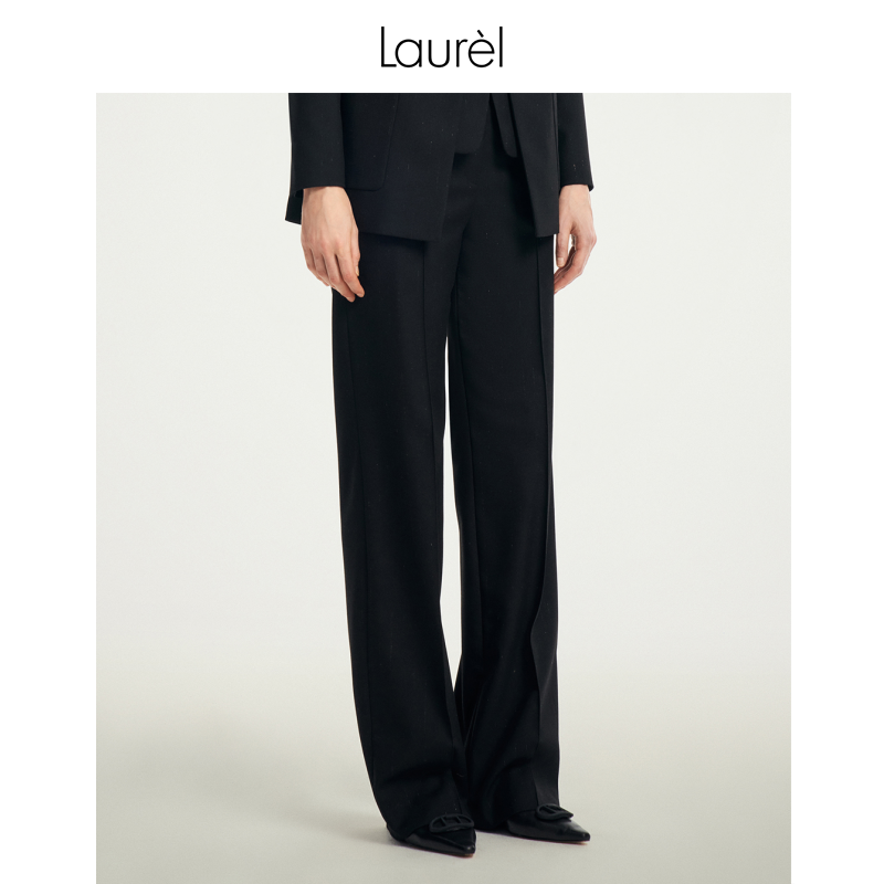 【超细旦丝】Laurel秋冬新款垂感休闲西装裤女LWD353K00700