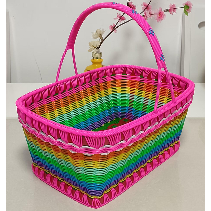 【文达】心如荒岛   手工定制篮子塑钢带藤条手工编织材料工具