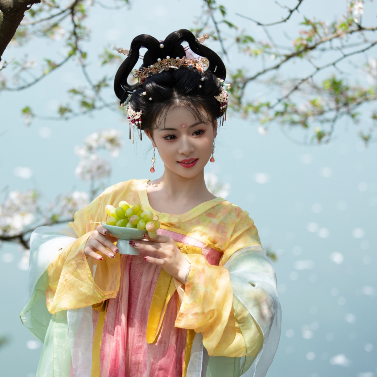 锦心髻 子夜归同款 可调节 百搭古风汉服二次元 汉唐宋明魏晋发髻