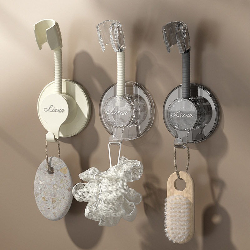 万向花洒支架家用淋浴喷头固定器防水强力粘胶通用花洒架挂钩方便