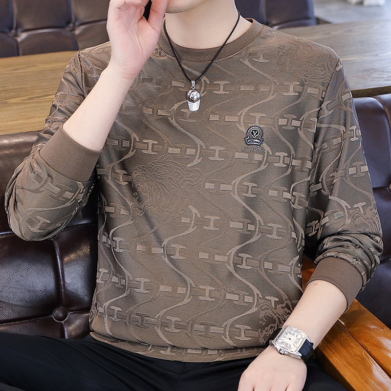 春秋季卫衣男士潮牌百搭内搭打底衫春秋长袖t恤打底衫青年上衣服