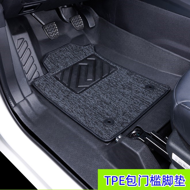 专用18-24款雷克萨斯ES包门槛TPE全包围双层汽车脚垫地毯防水改装
