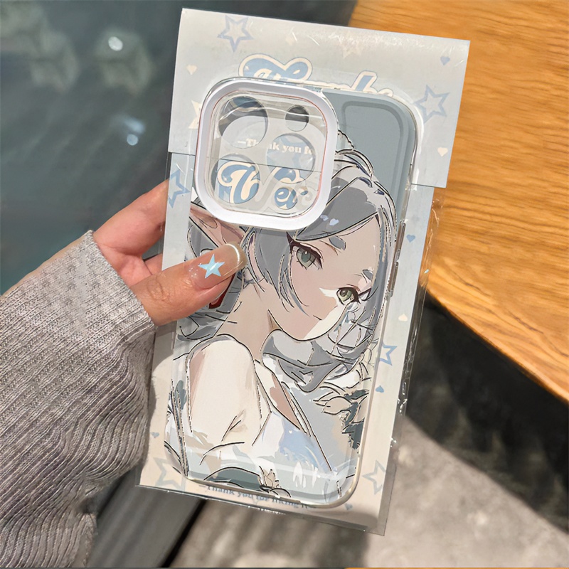 BANCA芙莉莲白衣适用iphone15/13苹果14手机壳华为vivo小米oppo软