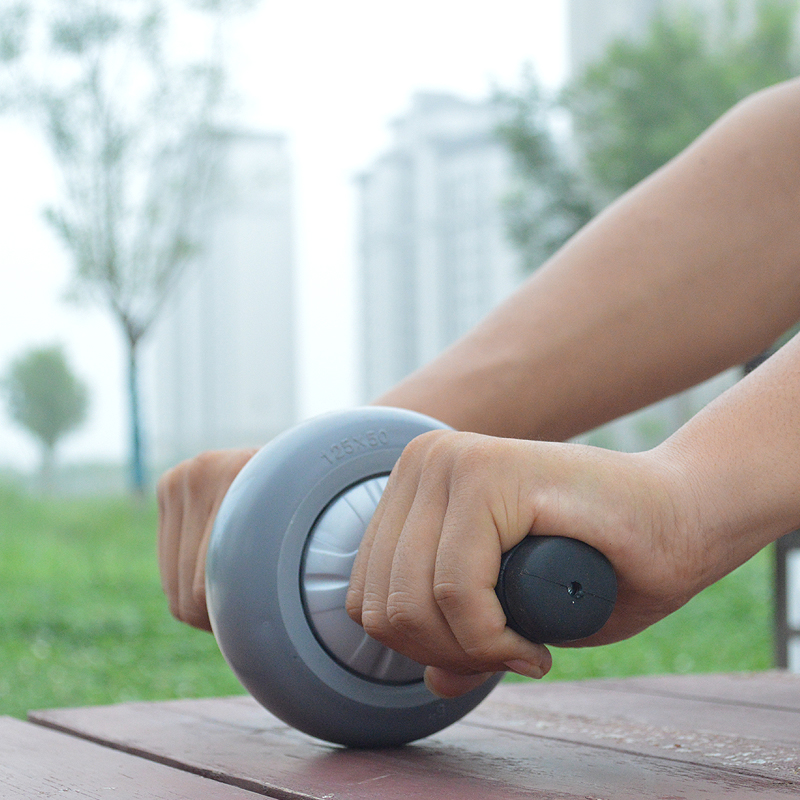 轮友健腹轮双轴承单轮小轮子静音家用核心腰腹训练马甲线雕刻