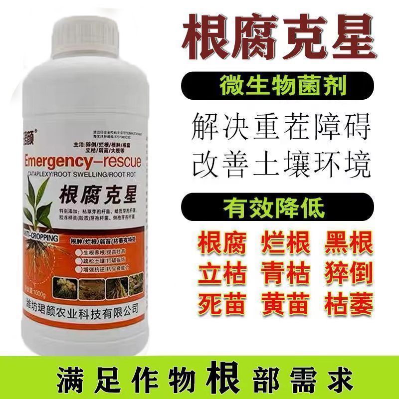 根腐病克星软腐病根腐快克烂根沤根死急救微茎基腐专用药生物菌剂