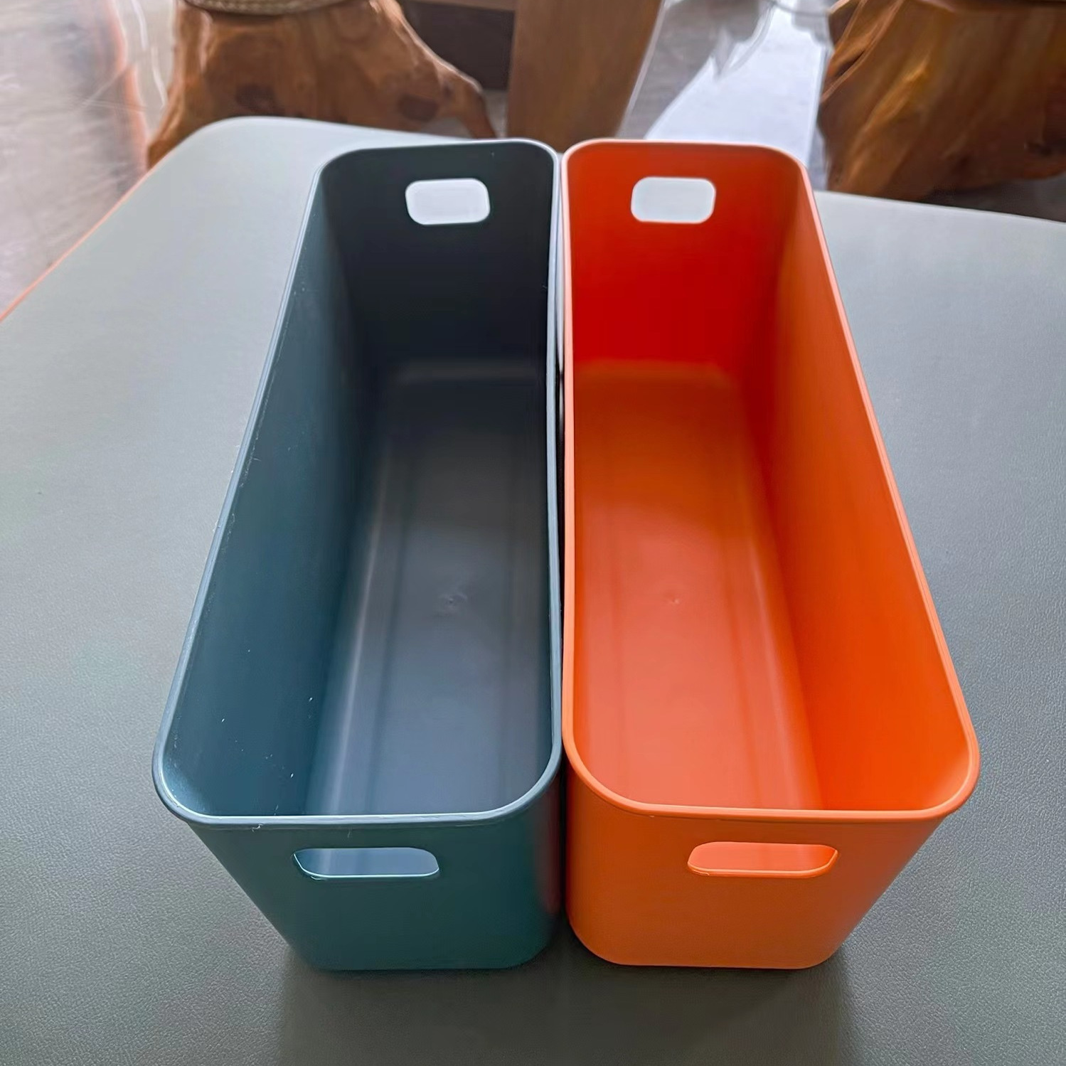 收纳盒户外带盖子收纳箱家用夹缝长条盒子三轮车内必备实用物件