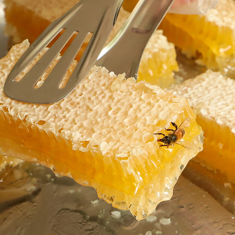 蜂巢蜜500克送1斤真蜂蜜熬夜试吃健康正宗食用天然蜂王浆