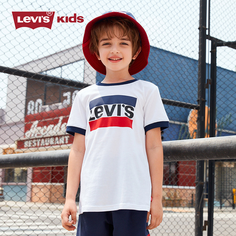 【官方旗舰】LEVI'S 李维斯童装男女同款夏季短袖T恤LVB-TEE-5896