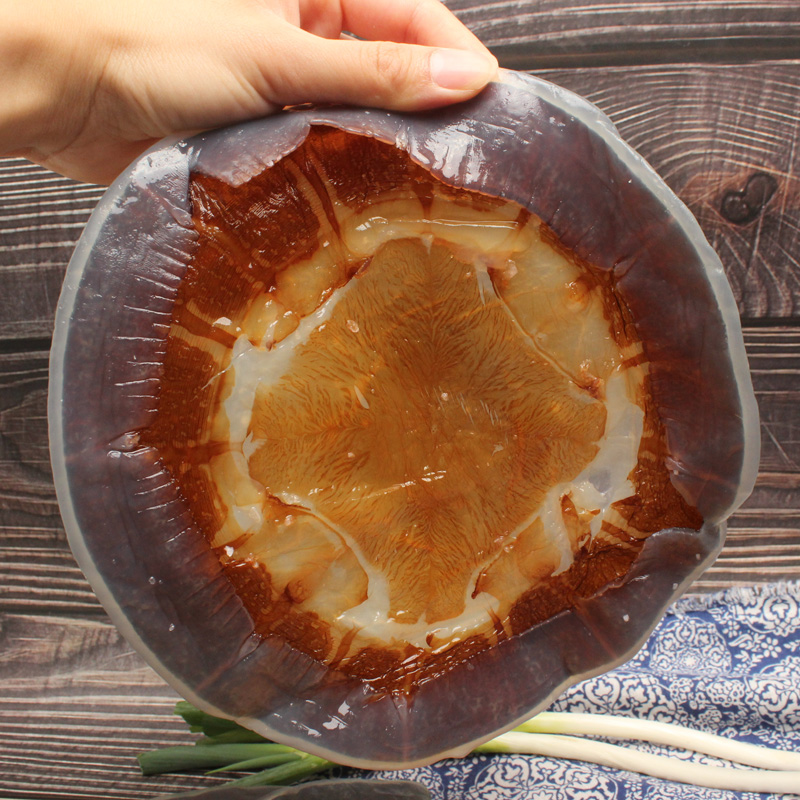 （产地直发）正宗提干三矾绵蜇皮红太阳海蜇皮脆爽凉拌菜3斤5斤桶装