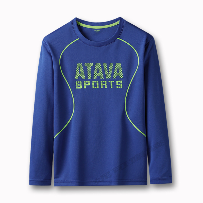 2025春秋新款男童速干长袖T恤中大童儿童户外运动薄款卫衣打底衫