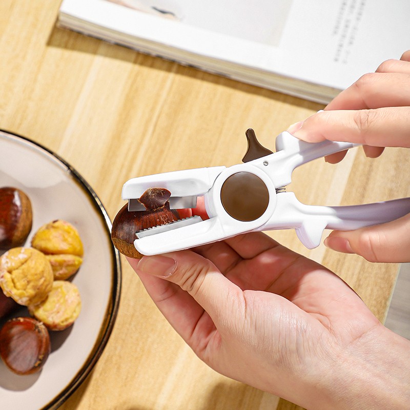 【家の物语】板栗开口器栗子剥壳家用去皮板栗夹子开板栗神器创意