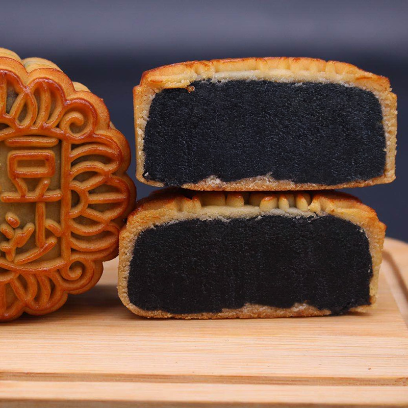 台山手工黑豆沙月饼120g*4个（广式豆沙 软滑细腻 入口即化）