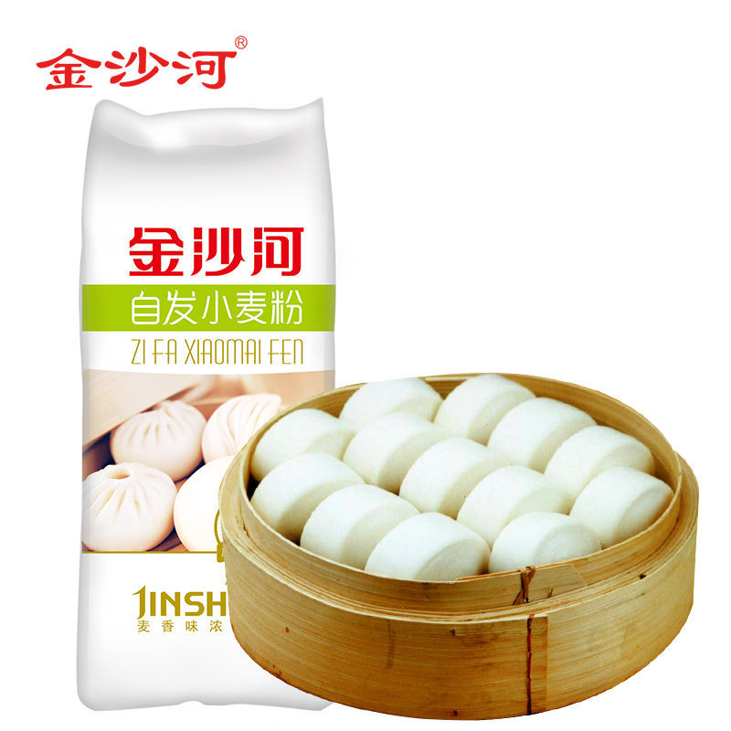 金沙河自发粉面粉馒头包子小麦粉醒发简单发面美食发糕0钠0添加