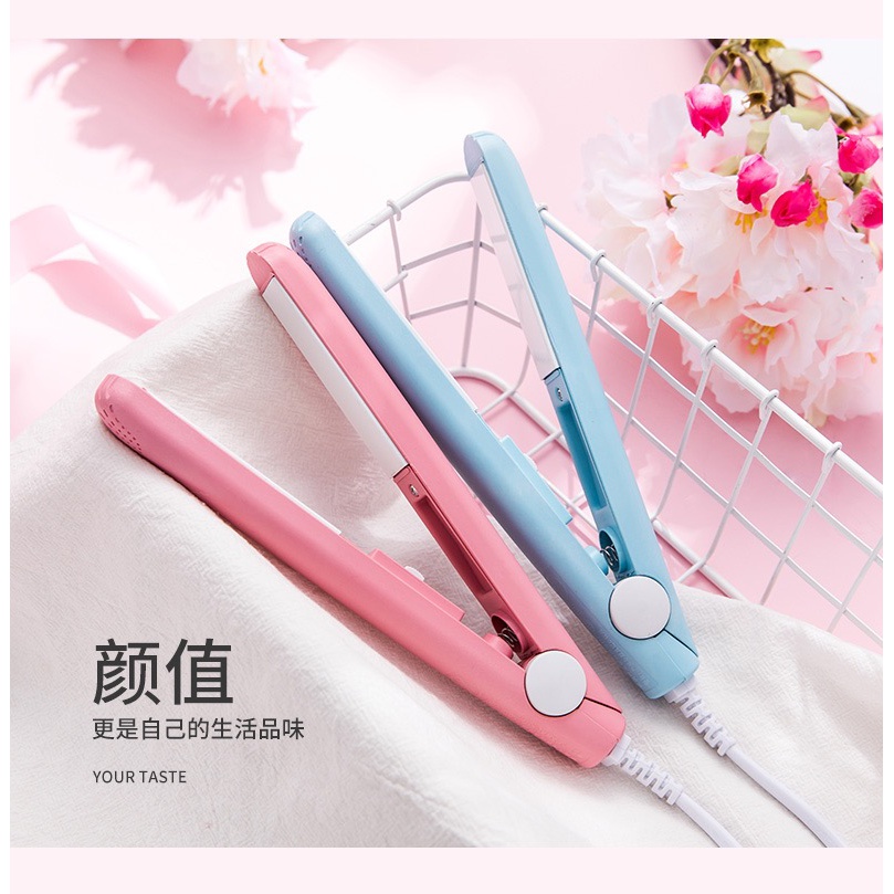 男女通用可拉直做卷便携迷你小夹板拉直板夹空气刘海家用便携式